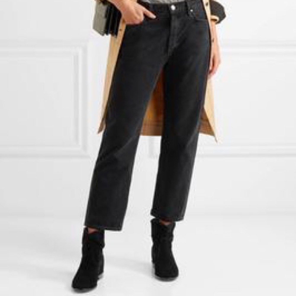 Isabel Marant Etoile Crisi Black Suede Boots - Picture 2 of 8